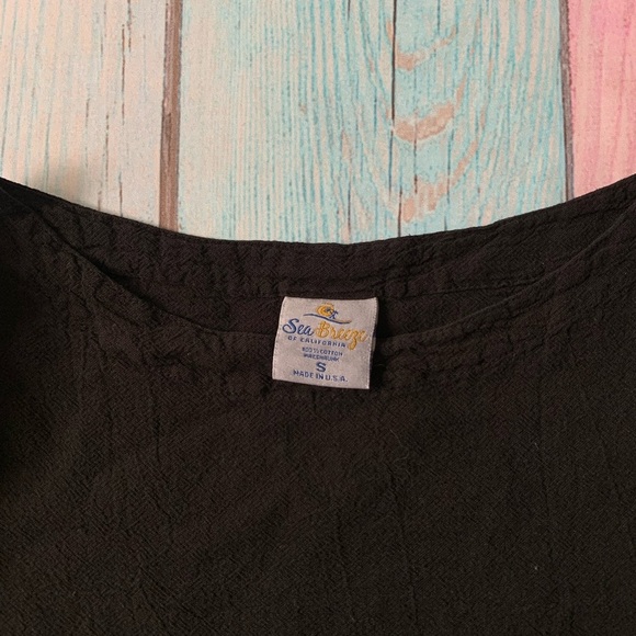 Elegant Black Sea breeze top - Picture 5 of 6